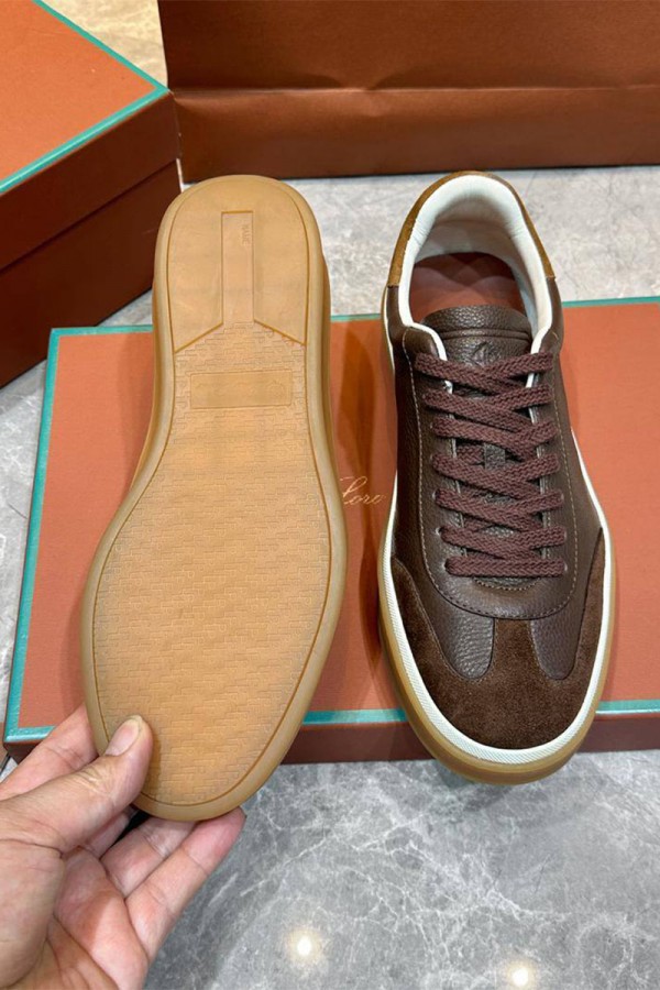Мужские кроссовки Loro Piana Tennis Walk - Brown