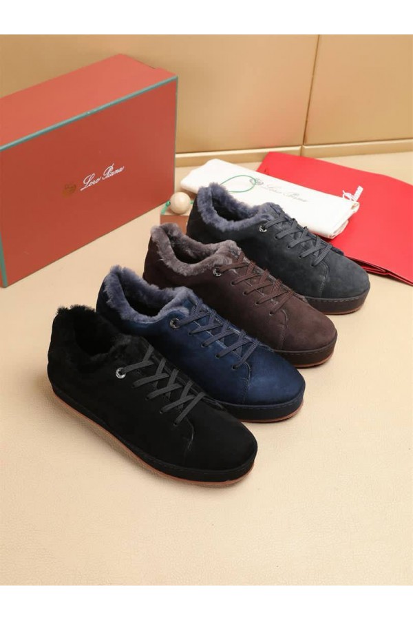 Зимние кроссовки с мехом Loro Piana