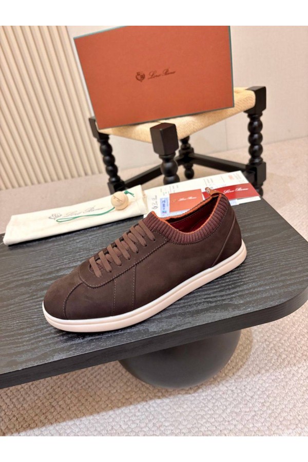 Мужские кроссовки Loro Piana Soho 2.0 Walk - Brown