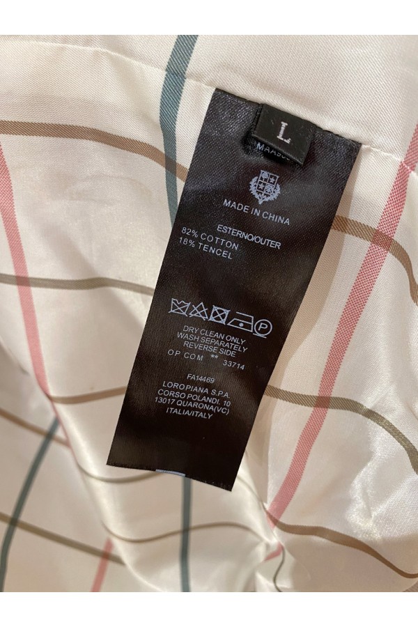 Мужская куртка Loro Piana premium - Black