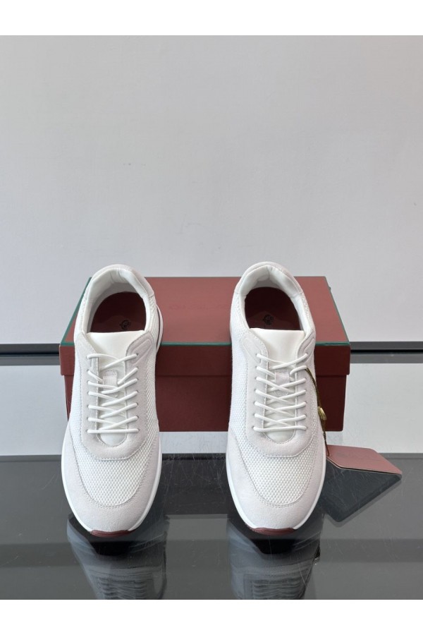 Мужские кроссовки Loro Piana Week End Walk - White