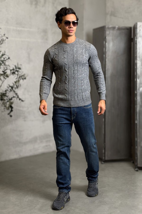 Мужской свитер Loro Piana premium - Dark Grey