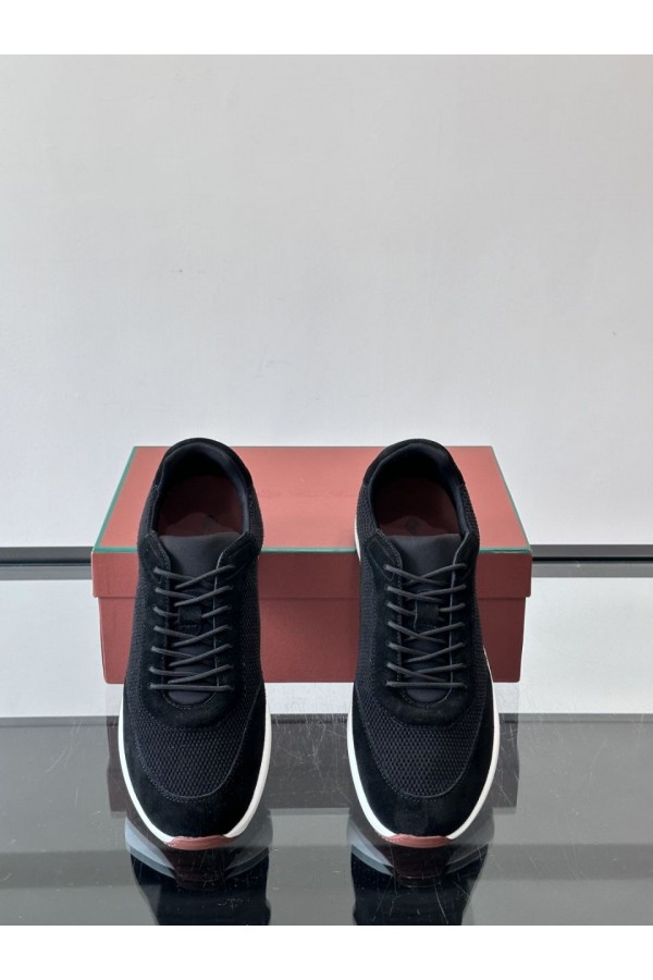 Мужские кроссовки Loro Piana Week End Walk - Black