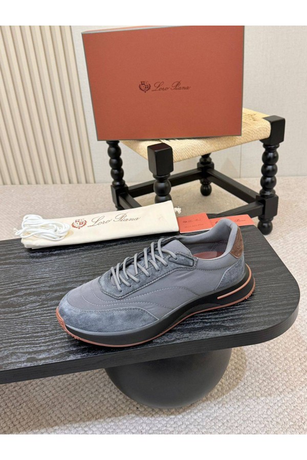 Мужские кроссовки Loro Piana Week End Walk - Grey