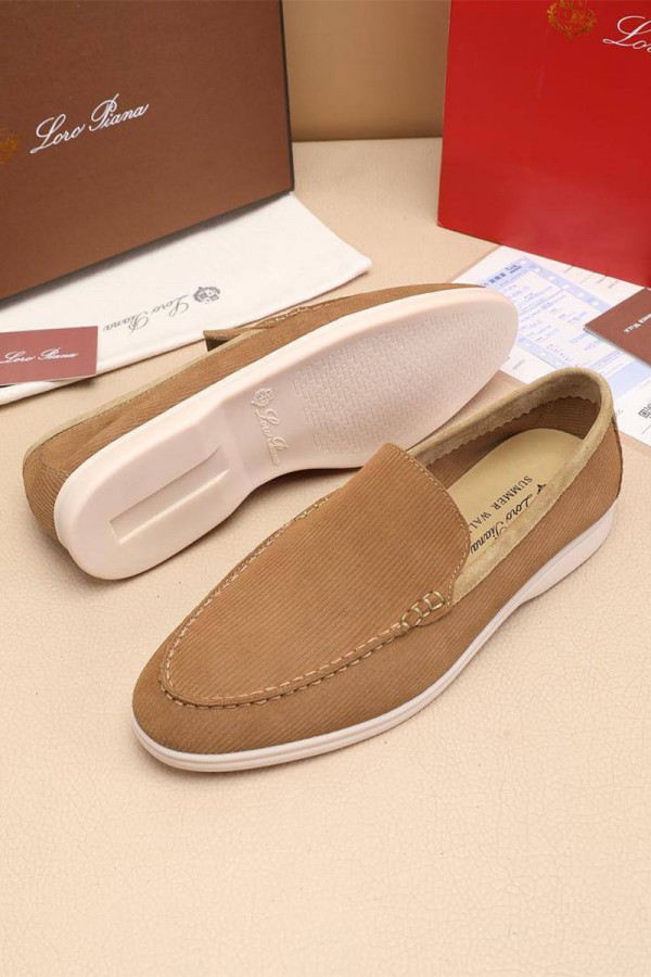 Мужские лоферы Loro Piana Summer Walk - Brown