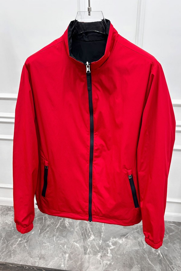 Двусторонняя ветровка Loro Piana - Navy / Red