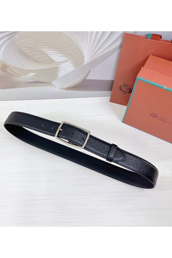 Кожаный ремень Loro Piana Premium (ширина 3.5 см)