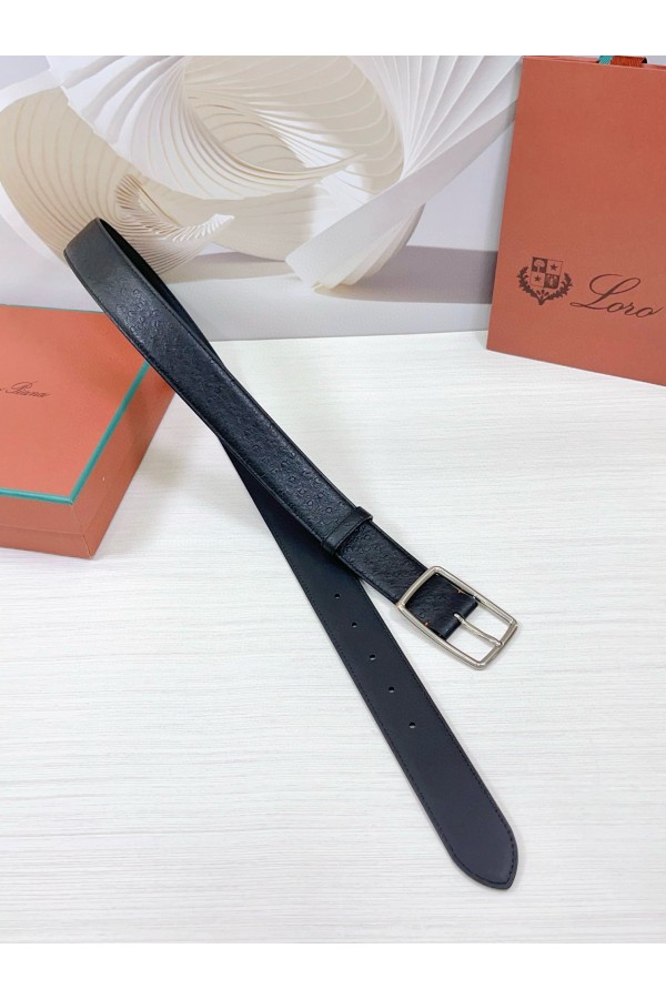 Кожаный ремень Loro Piana Premium (ширина 3.5 см)