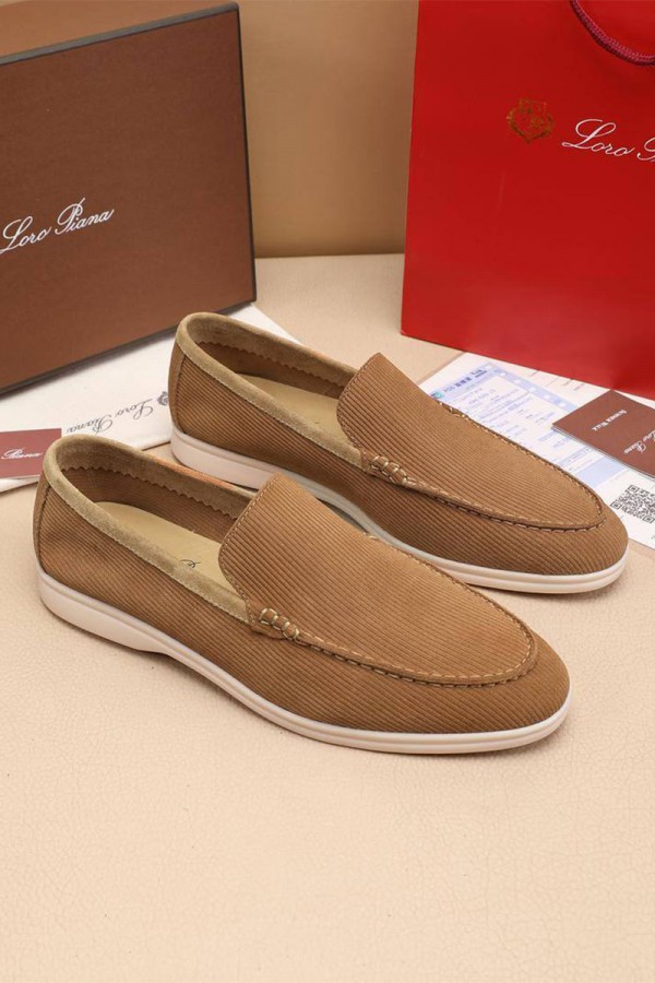 Мужские лоферы Loro Piana Summer Walk - Brown