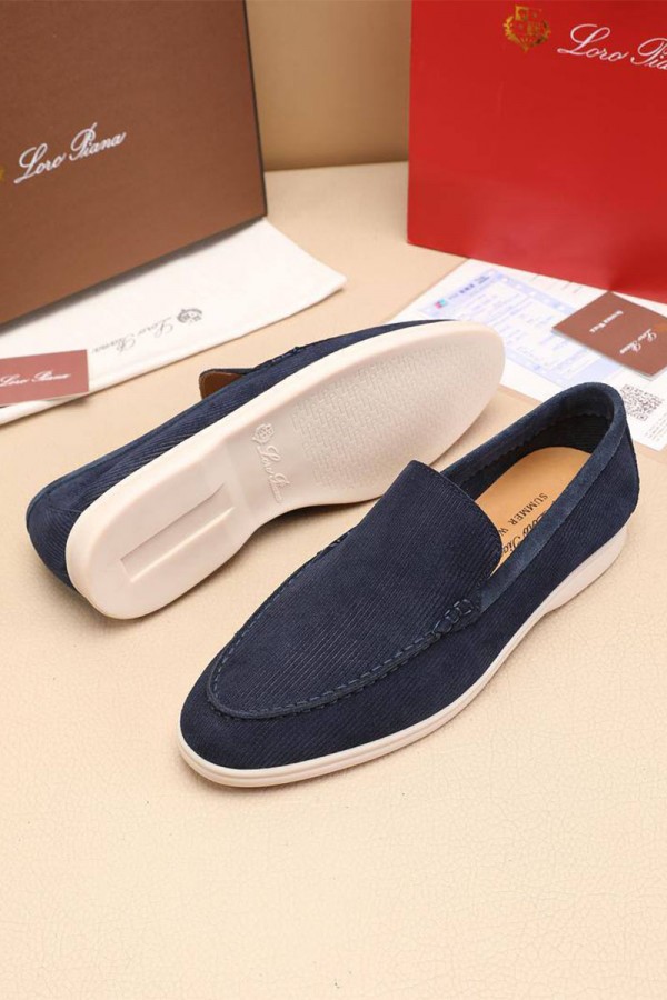 Мужские лоферы Loro Piana Summer Walk - Blue