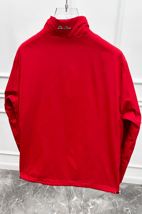 Двусторонняя ветровка Loro Piana - Navy / Red