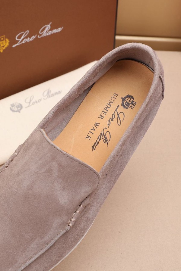Мужские замшевые лоферы Loro Piana Summer Walk