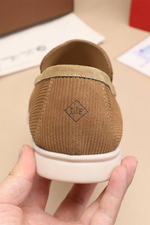 Мужские лоферы Loro Piana Summer Walk - Brown