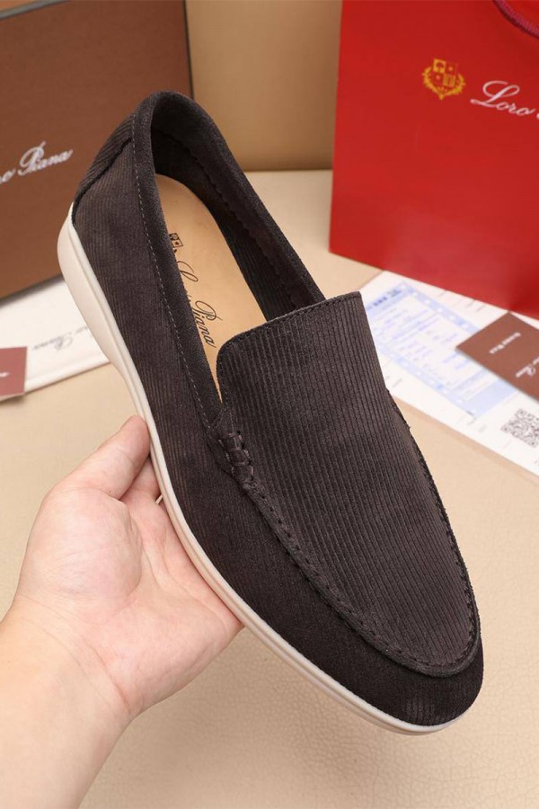 Мужские лоферы Loro Piana Summer Walk - Brown