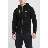 Чёрная кофта Loro Piana Zip-Up hoodie