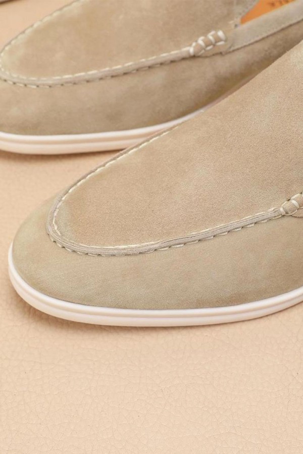Мужские замшевые лоферы Loro Piana Summer Walk