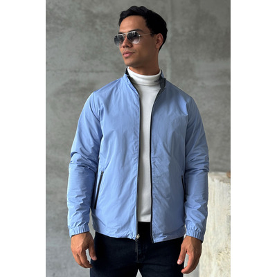 Двусторонняя ветровка Loro Piana - Black / Blue