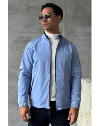 Двусторонняя ветровка Loro Piana - Black / Blue