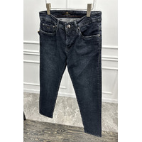 Джинсы тёмно-синего цвета Loro Piana regular fit
