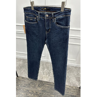 Джинсы тёмно-синего цвета Loro Piana regular fit