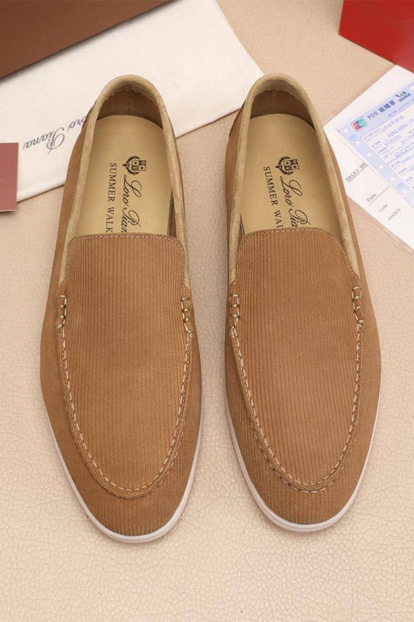 Мужские лоферы Loro Piana Summer Walk - Brown