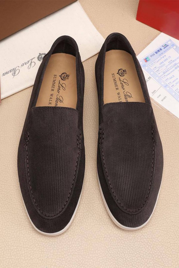 Мужские лоферы Loro Piana Summer Walk - Brown