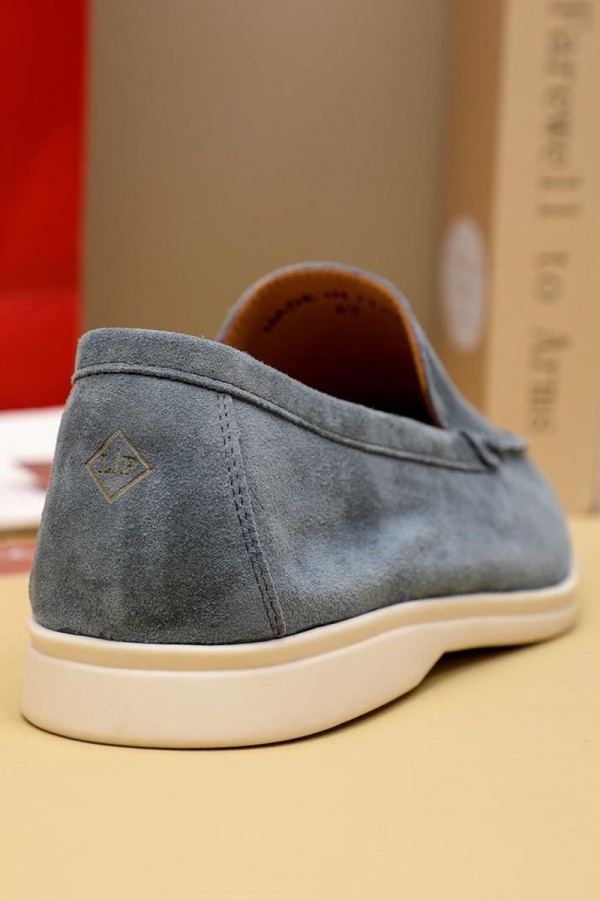 Мужские замшевые лоферы Loro Piana Summer Walk