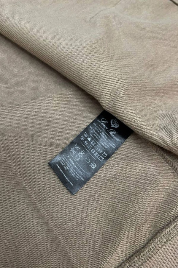 Бежевая кофта Loro Piana Zip-Up hoodie