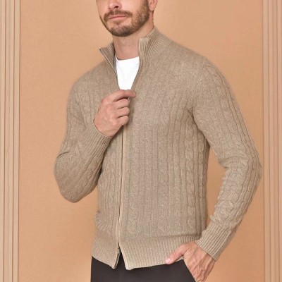 Кашемировый свитер Loro Piana Premium zip-up - Beige