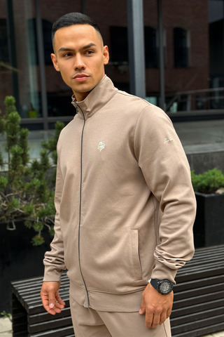 Кофта на молнии Loro Piana logo-embroidered - Beige