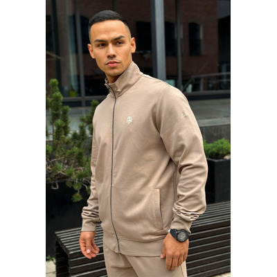 Кофта на молнии Loro Piana logo-embroidered - Beige