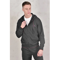 Кофта на молнии Loro Piana Premium signature logo - Grey