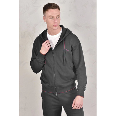 Кофта на молнии Loro Piana Premium signature logo - Grey