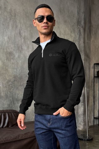 Кофта с высоким горлом Loro Piana - Black