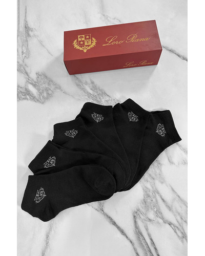 Комплект носков Loro Piana grey logo