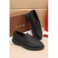 Кожаные лоферы Loro Piana Travis - Black