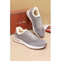 Кроссовки с мехом Loro Piana Week End Walk Evo