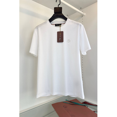 Мужская белая футболка Loro Piana