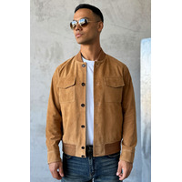 Мужская бежевая куртка Loro Piana Premium