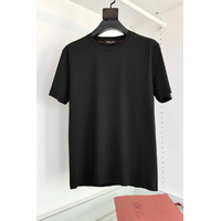 Мужская чёрная футболка Loro Piana