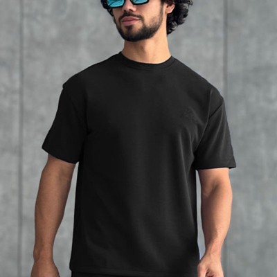 Мужская чёрная футболка Loro Piana