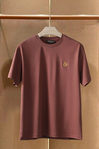 Мужская футболка Loro Piana Premium - Brick Red