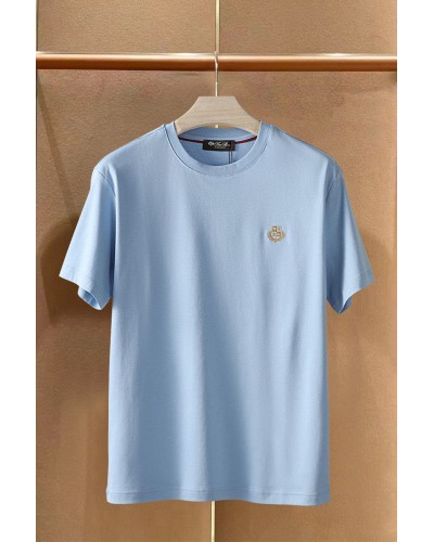 Мужская футболка Loro Piana Premium - Light Blue