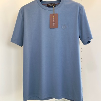 Мужская голубая футболка Loro Piana