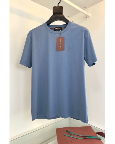 Мужская голубая футболка Loro Piana