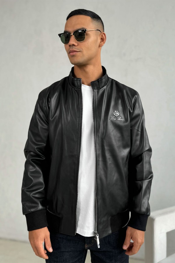 Мужская кожаная куртка Loro Piana