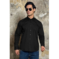 Мужская рубашка Loro Piana logo-embroidered - Black