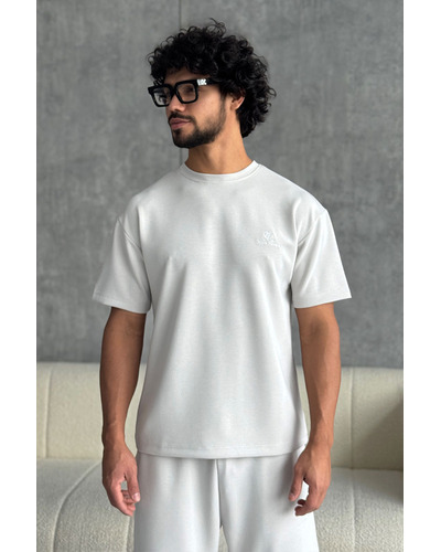 Мужская серая футболка Loro Piana