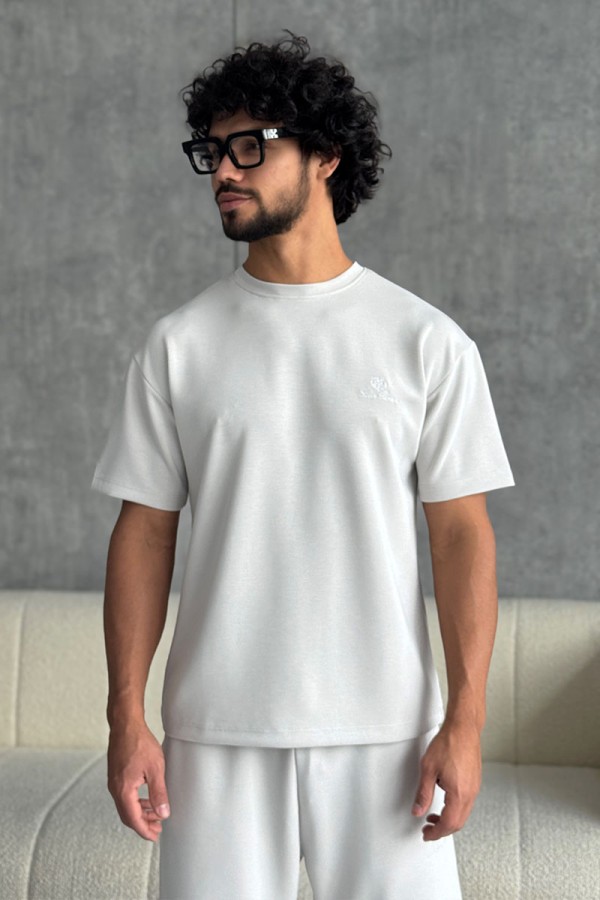 Мужская серая футболка Loro Piana