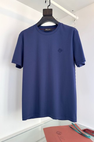 Мужская синяя футболка Loro Piana